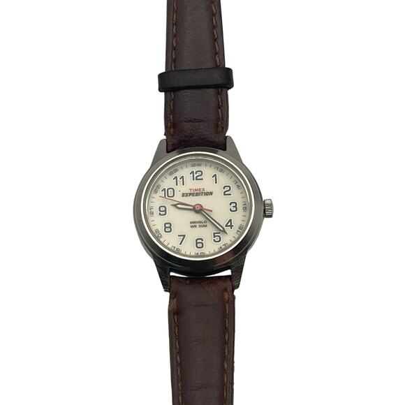 Timex Expedition Indiglo Womens Watch New Battery - Adjustable Band WR 50m - Picture 1 of 9